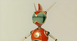 Video Game Robot 3D Art Sculpt Concept